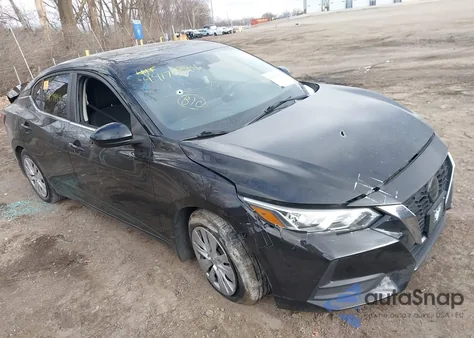 2020 Nissan Sentra S Xtronic Cvt из США, поврежденный, VIN 3N1AB8BV8LY217783